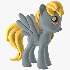 little pony derpy toy 3d model