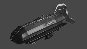 Fat airship 3D