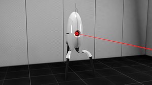 3D portal turret replica model