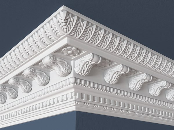 decorative molding 3d model