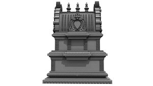 small temple model
