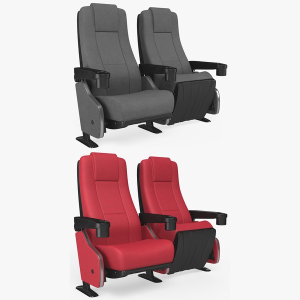 3D model Cinema Chairs PBR 8K Textures