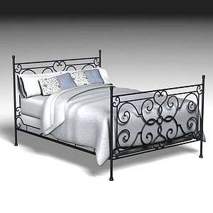 3 Wrought Iron Beds