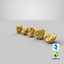 Set pepite d'oro
