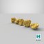 Set pepite d'oro