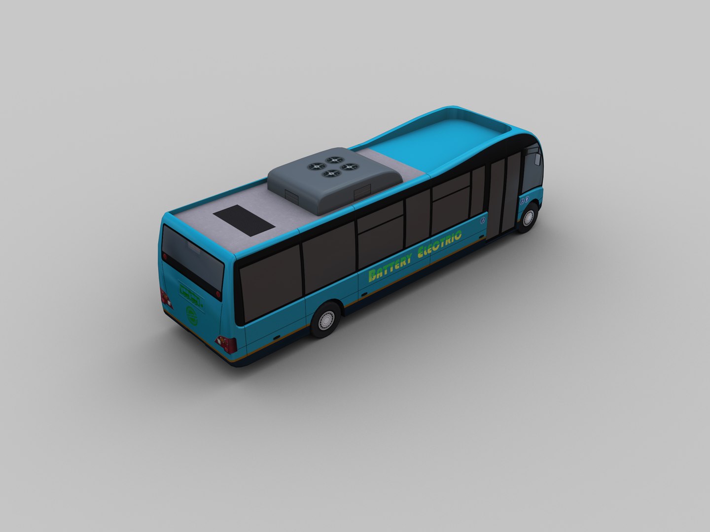Electric Bus Pack 2 3D Model - TurboSquid 2218515