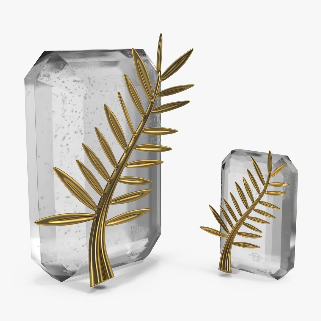 Palme dOr Prize 3D Models Set 3D model preview