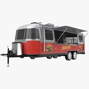 Burger Air Stream Trailer
