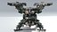 Schwerer Sci-Fi-Militärmech