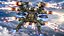 Schwerer Sci-Fi-Militärmech