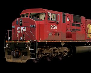 gm locomotive 3d model