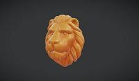 Golden Lion Head