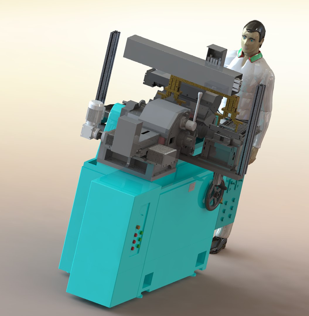 3D Automatic Loading Centerless Grinding Model TurboSquid 1305313