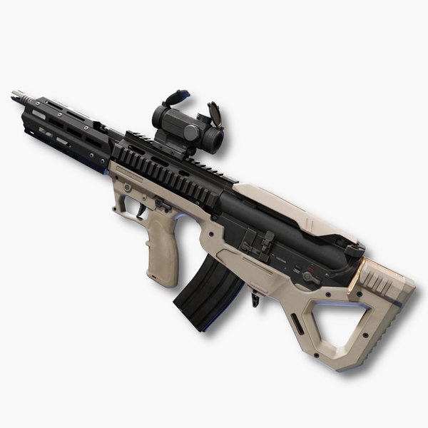 modelo 3d Kit de rifle AR Bullpup - TurboSquid 2414573