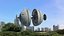 Fantascienza Drone Modello 3d animato