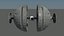 Fantascienza Drone Modello 3d animato