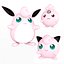 3D pokemon igglybuff - jigglypuff