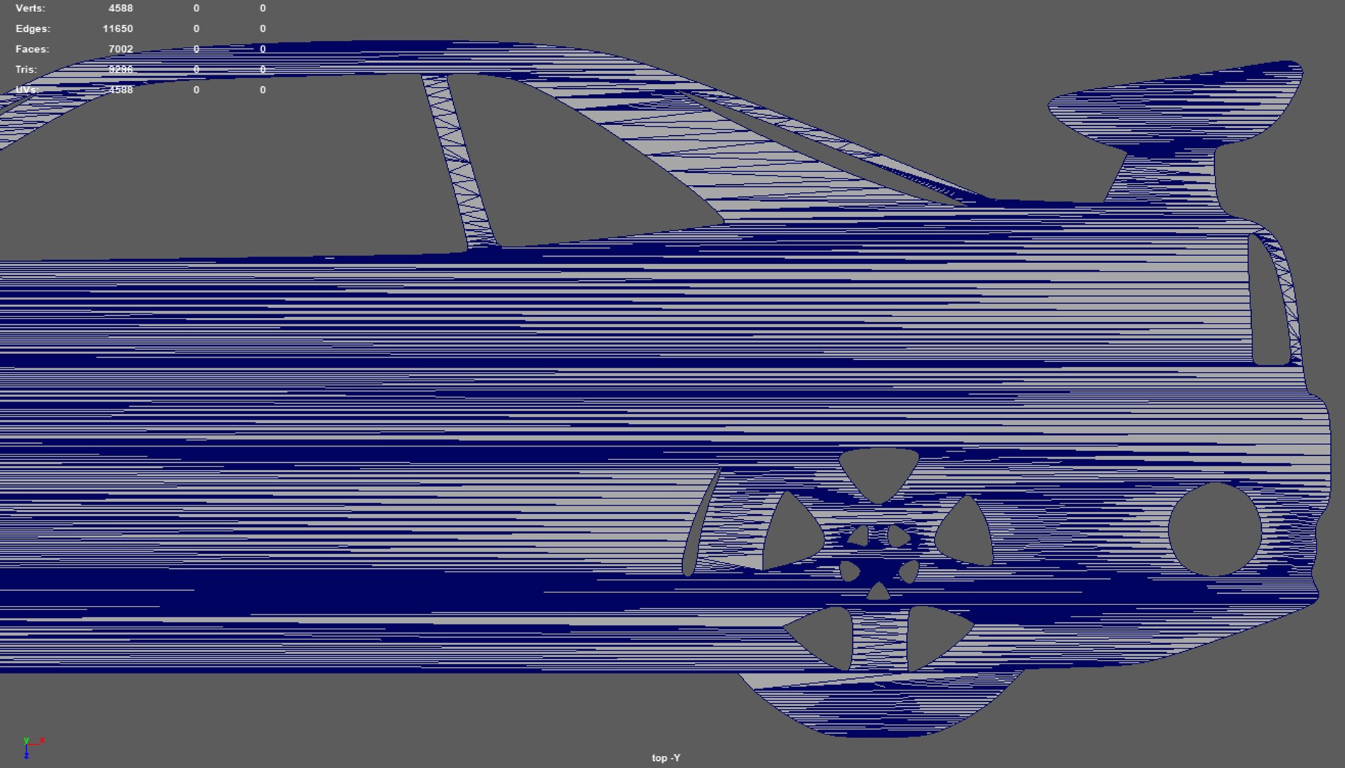 3D Model Nissan Skyline GTR R34 Key Ring - TurboSquid 2214073