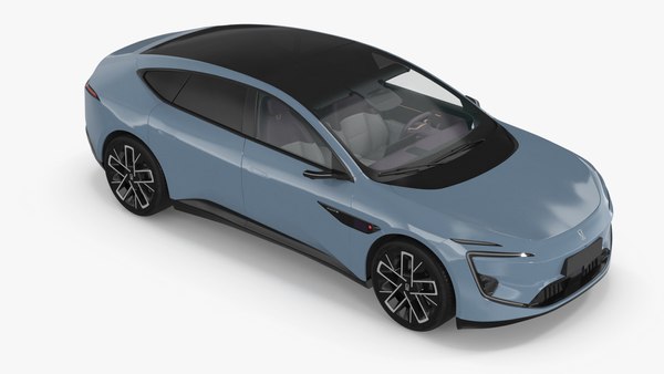 modelo 3d Avatr 12 EV Color Azul Aparejado - TurboSquid 2209686