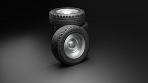 3D 3D Car Wheel  Tyre Good Year