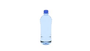 3D product water bottle