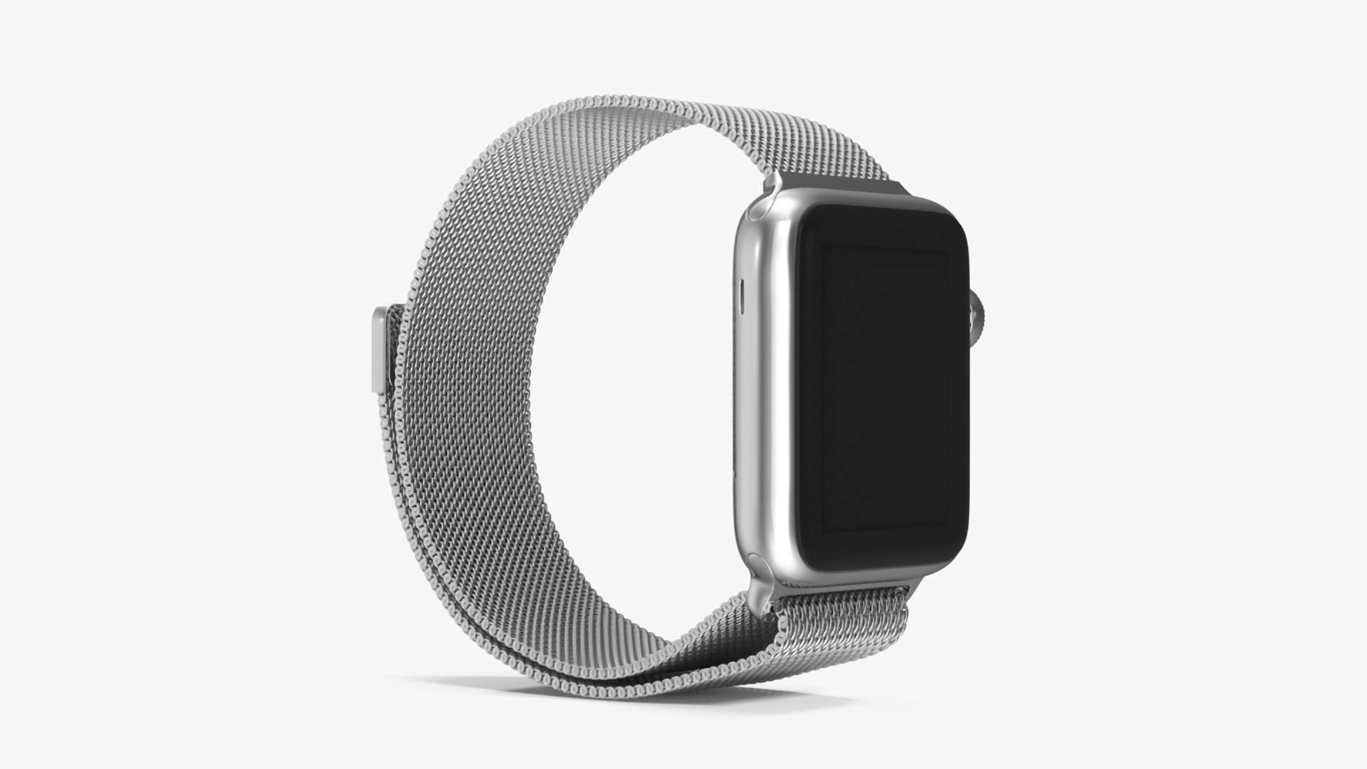 Apple Watch with Mesh Band 3D model preview