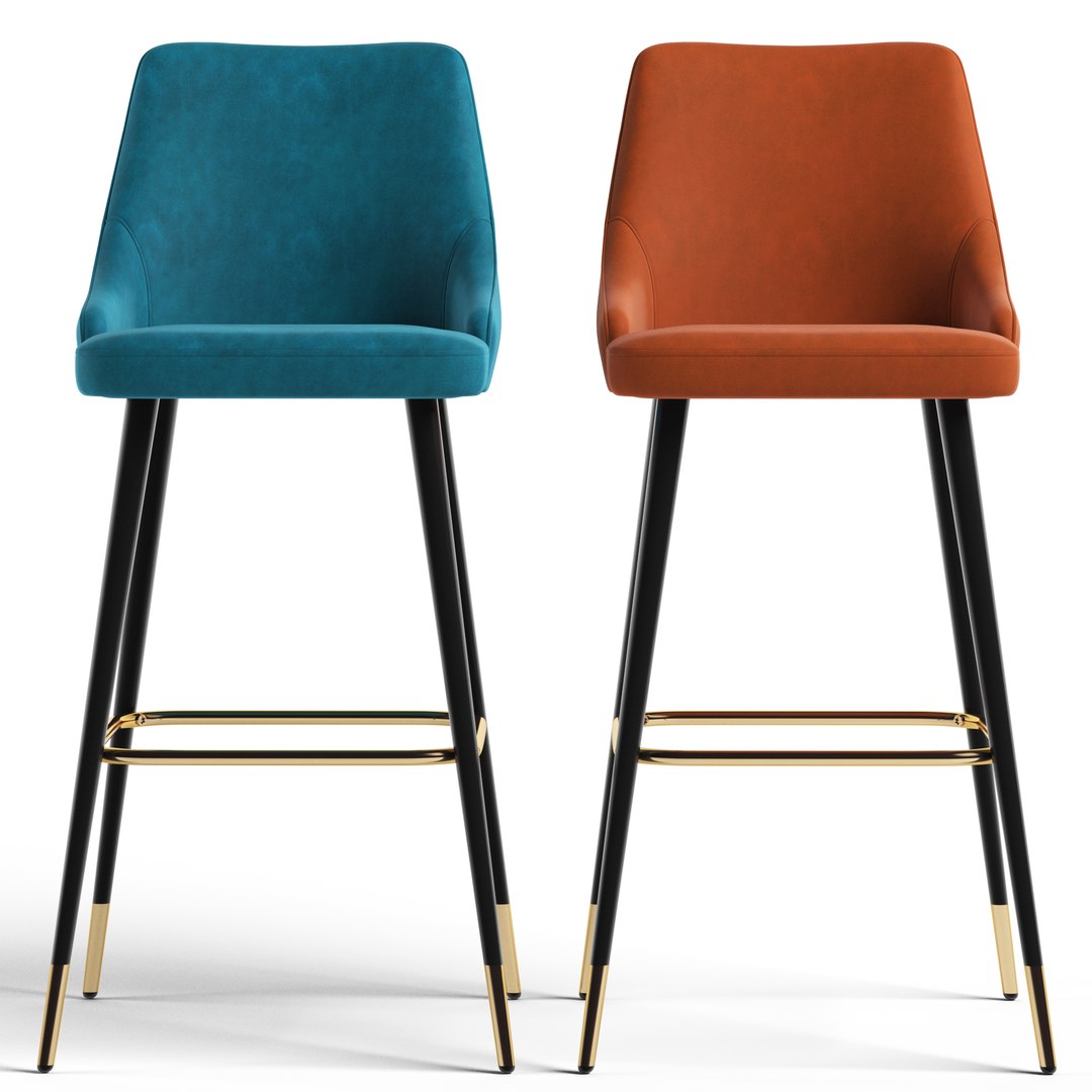 Cult Living Lucia Bar Stool 3D model TurboSquid 2173504