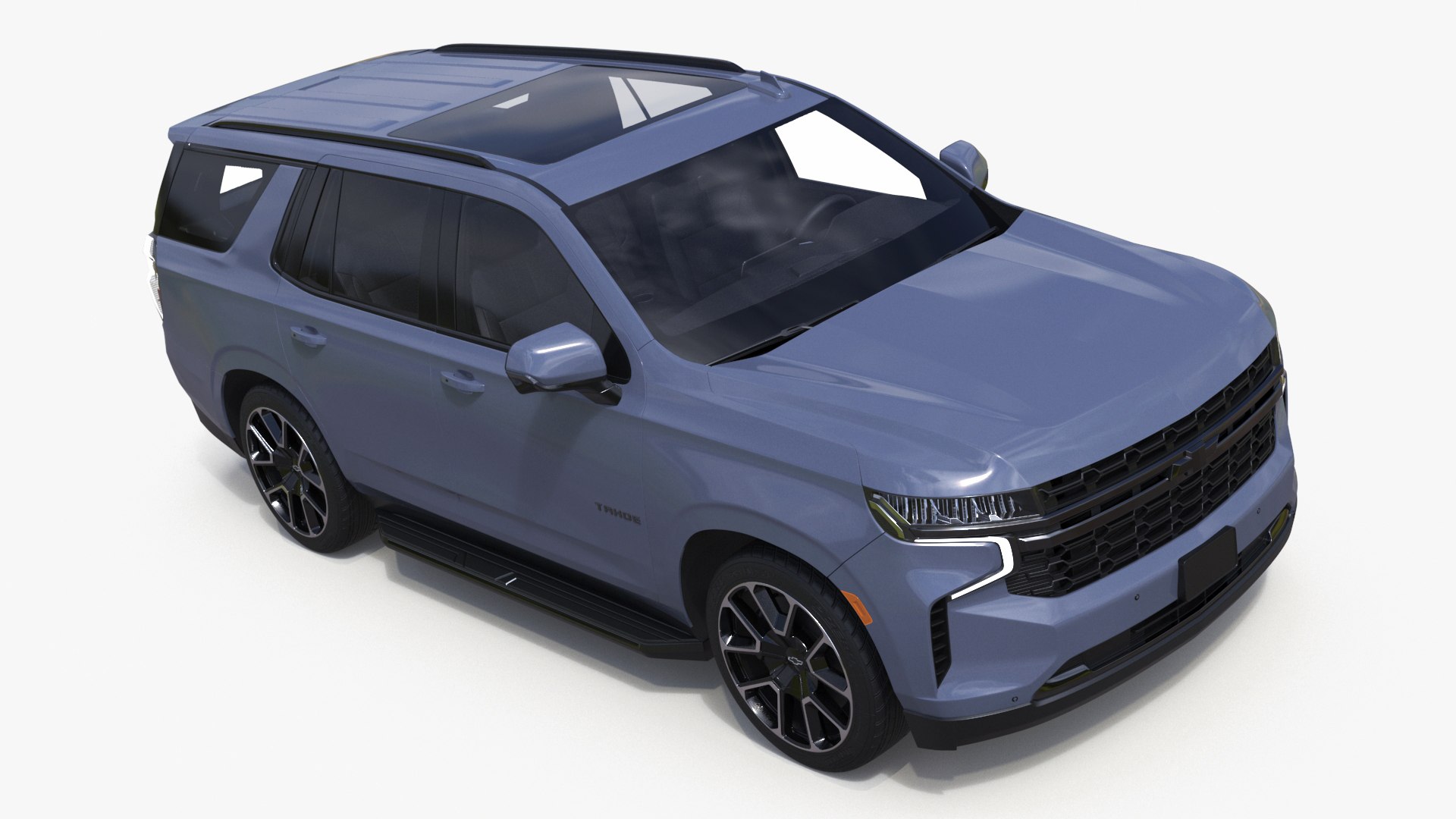 Chevrolet Tahoe 2024 Simplified 3D model preview