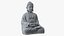 Statua di pietra del Buddha in meditazione