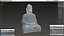 Statua di pietra del Buddha in meditazione
