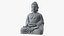 Statua di pietra del Buddha in meditazione