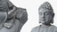 Statua di pietra del Buddha in meditazione