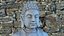 Statua di pietra del Buddha in meditazione