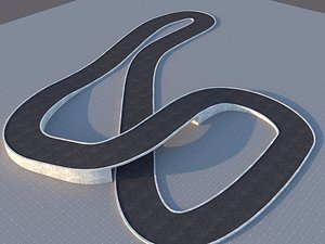 3D circuit drift race