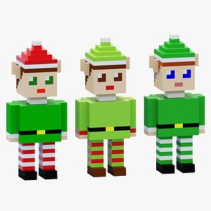 Voxel Elf Collection