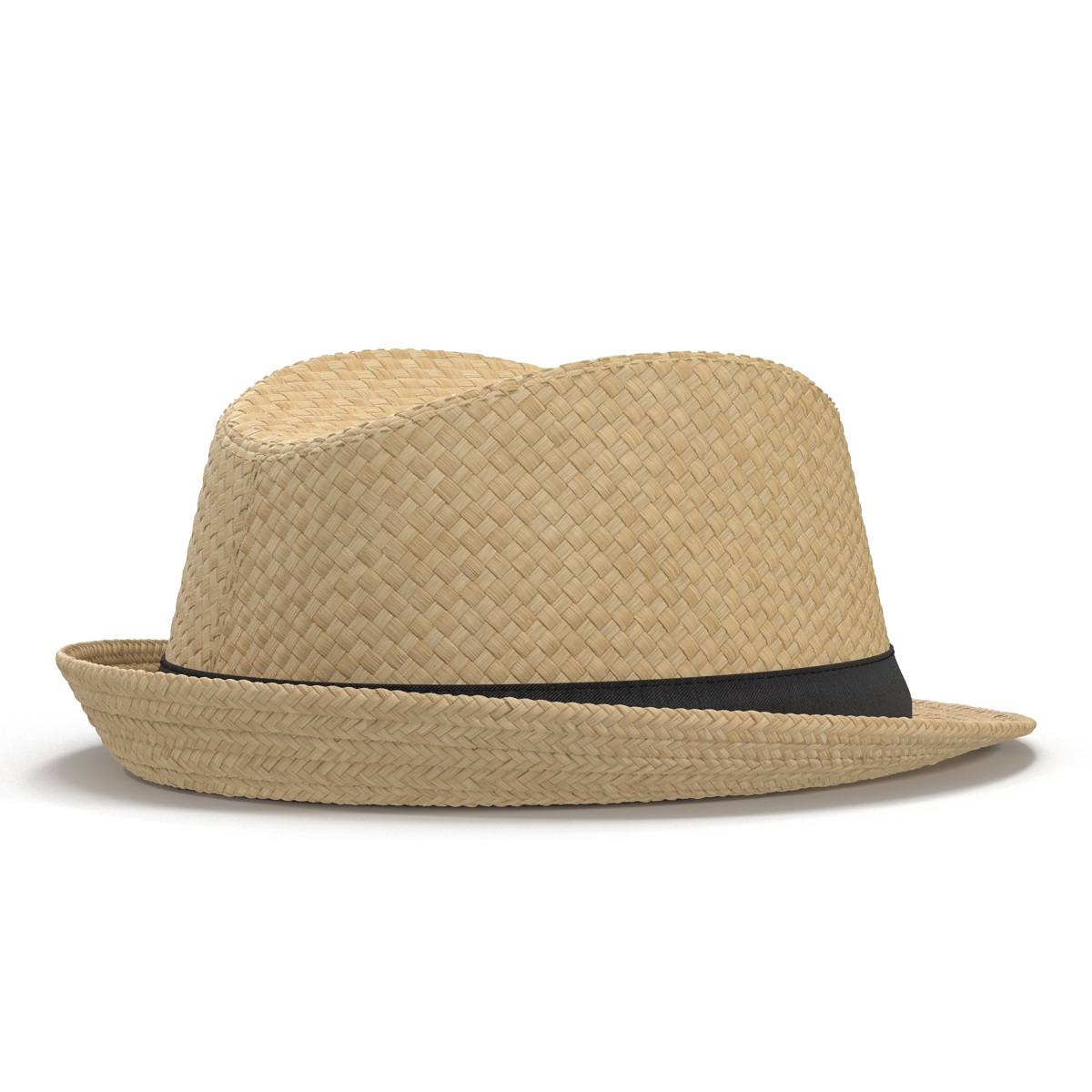 mens straw hat 3d 3ds