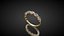 Ruby Emerald Diamond Bracelet 3D Model Luxury Gold Silver Jewelry High Poly Realistic PBR OBJ FBX
