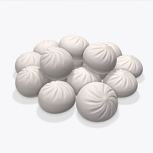 3D dumplings khinkali