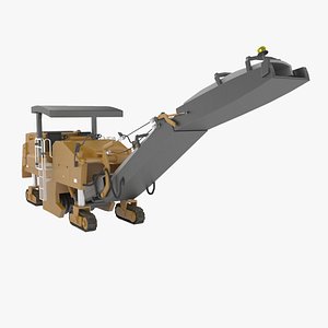 3d model pavement milling machine