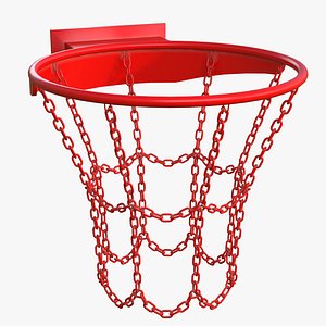 Street Basketball Rim 3D model