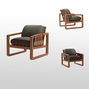 3D WOOD EXTERIOR COUCH