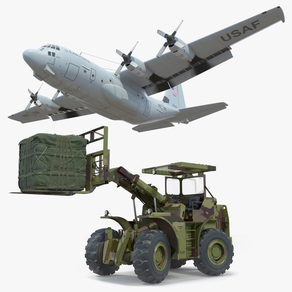 수집 Lockheed C-130 Hercules 3D 모델 다운로드 용 | TurboSquid