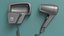 Black Hotel Hair Dryer Dismounted