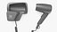 Black Hotel Hair Dryer Dismounted