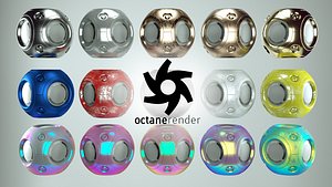 Octane Render Pack 15 Realistic Materials Texture