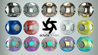 Octane Render Pack 15 Realistic Materials Texture