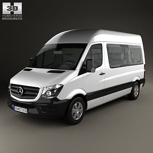 mercedes-benz sprinter panel 3d model