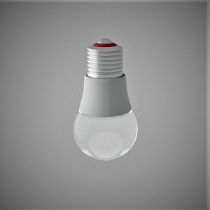 3D model led bulb