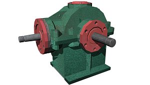 3D Bevel-gear reducer model