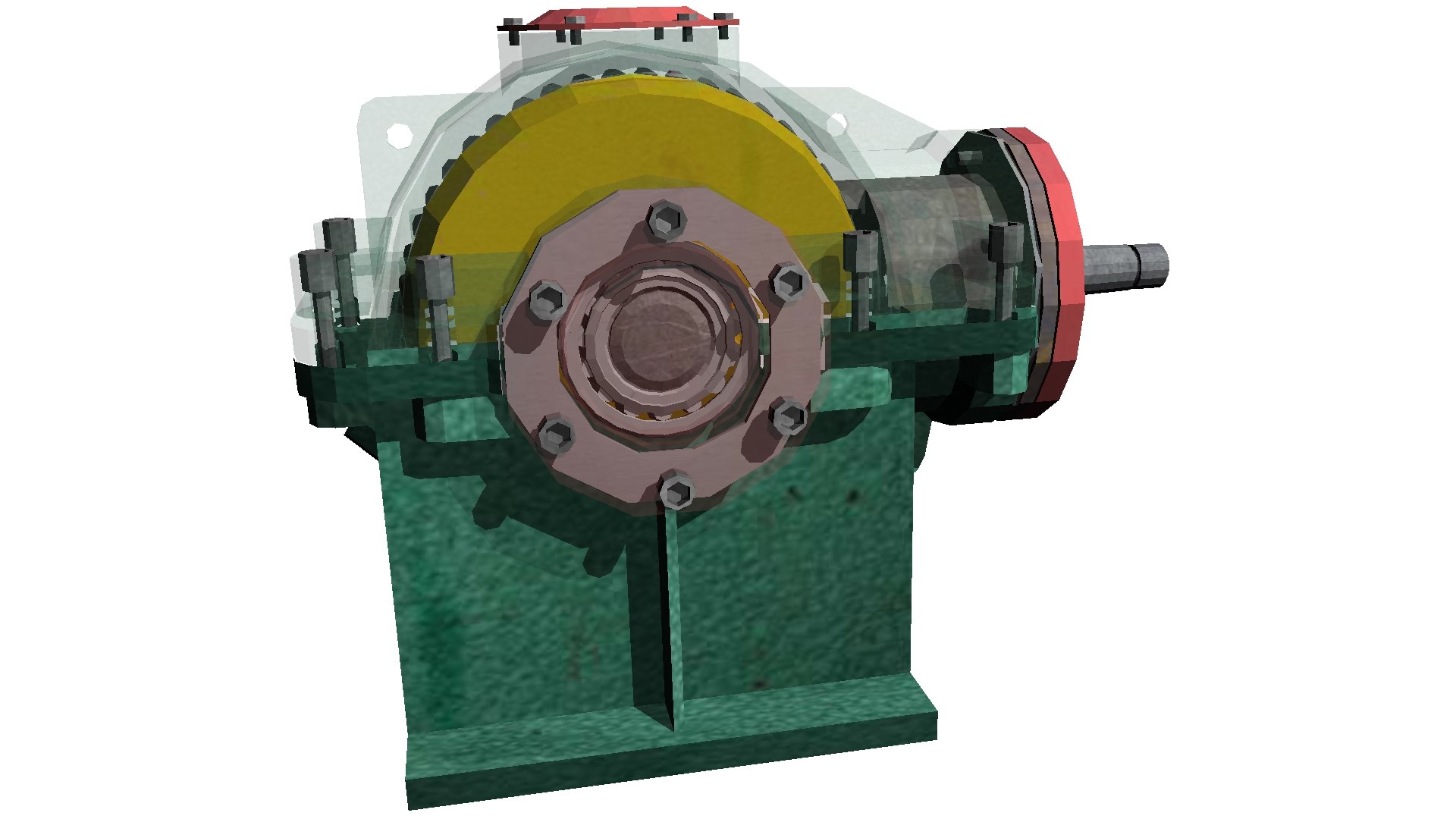 3D Bevel-gear reducer model - TurboSquid 1804043